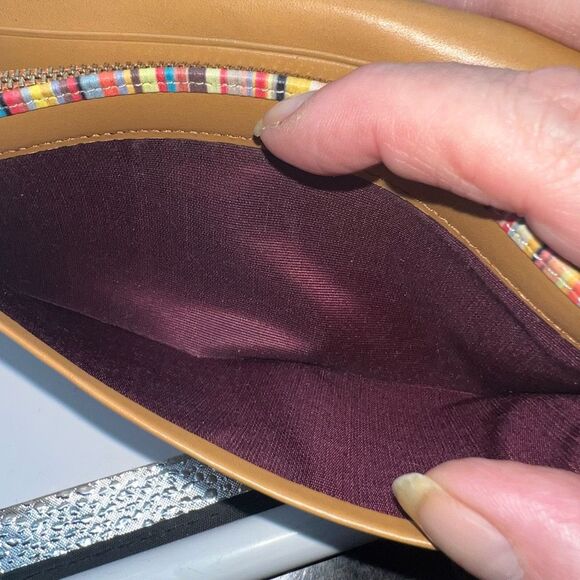 Paul Smith Long Wallet Multi Stripes Luxury Leather - Picture 6 of 15